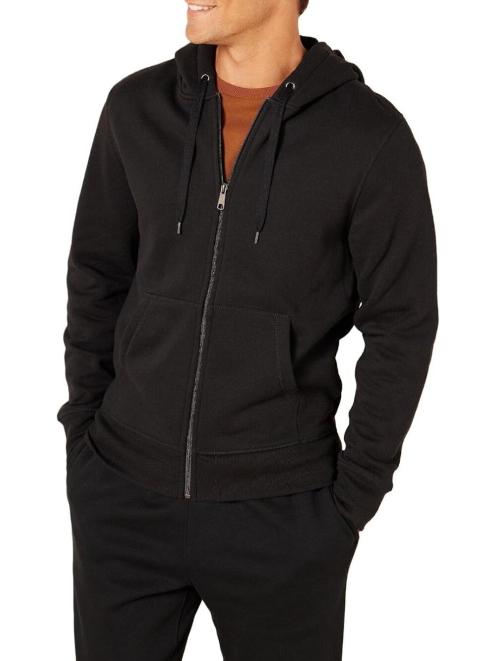 Cozy Full-Zip Fleece Hoodie Sweatshirt for Men | Big & Tall Sizes Available